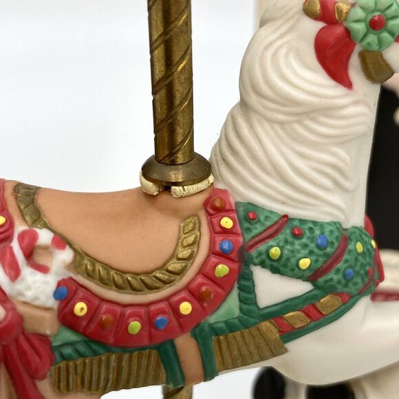3 Hallmark Keepsake Tobin Fraley Carousel Horse Christmas Ornaments '92 '93 '94 - Picture 7 of 10